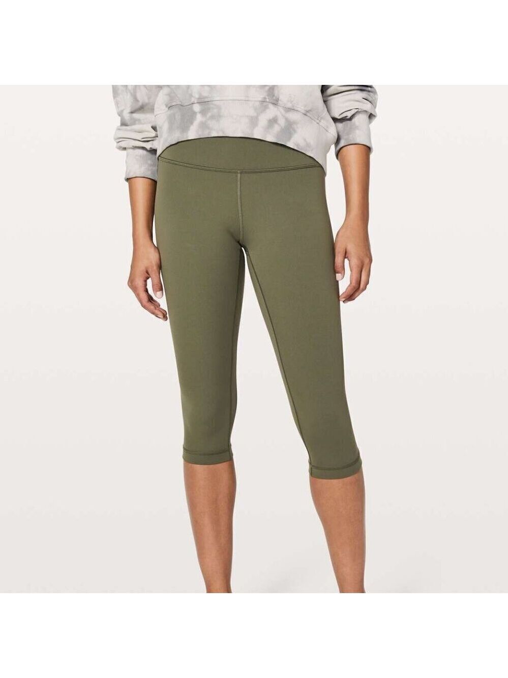 Lululemon Sage Wunder Under Hi-Rise 1/2 Tight *Full-On Luxtreme 17" Size 6